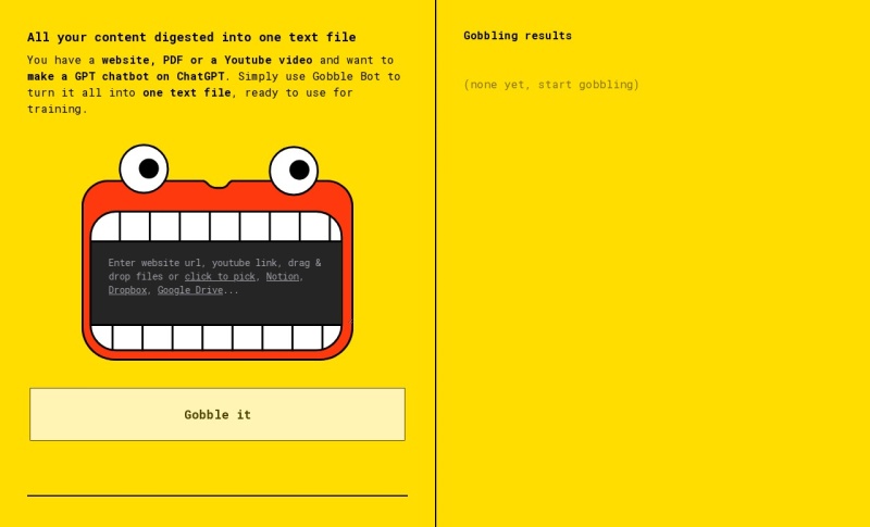 Gobble Bot