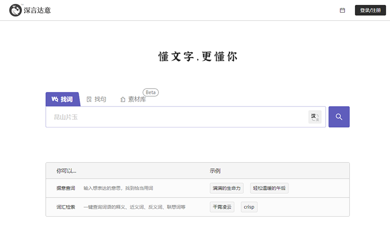 深言达意