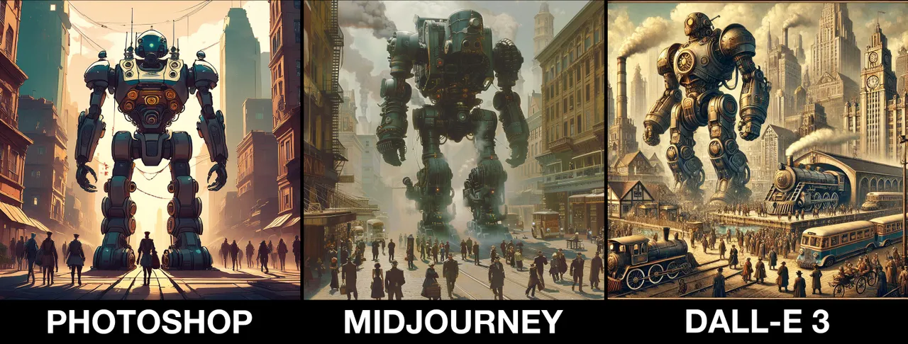 Photoshop、Midjourney和DALL-E 3对比测试:谁才是真正的AI图像生成王者?