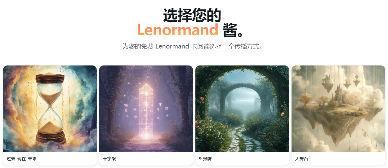 雷诺曼占卜Lenormand