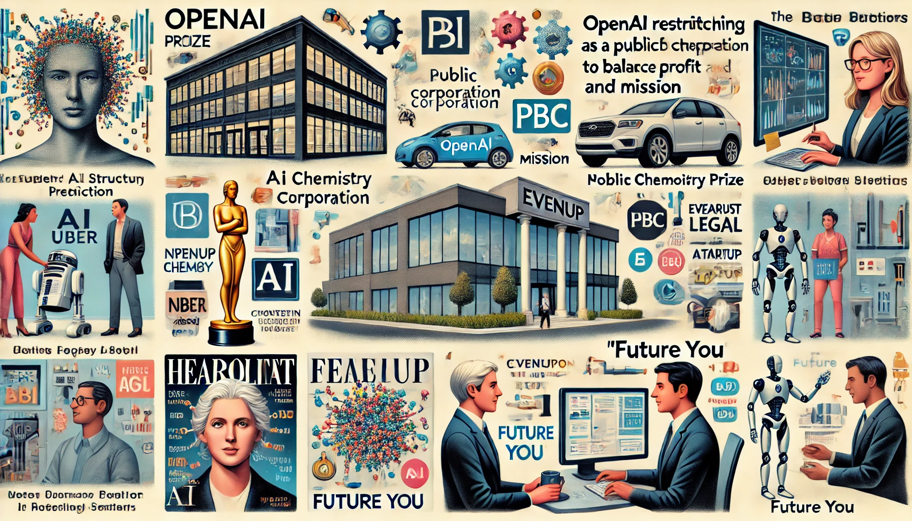 10月11日AI科技热点速览：OpenAI重组为公益公司，诺贝尔奖颁给AI研究，Uber推出电动车AI助手