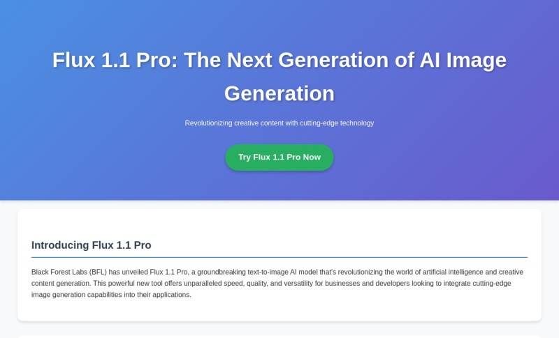 FLUX 1.1 Pro