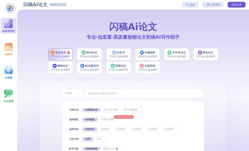 闪稿AI论文