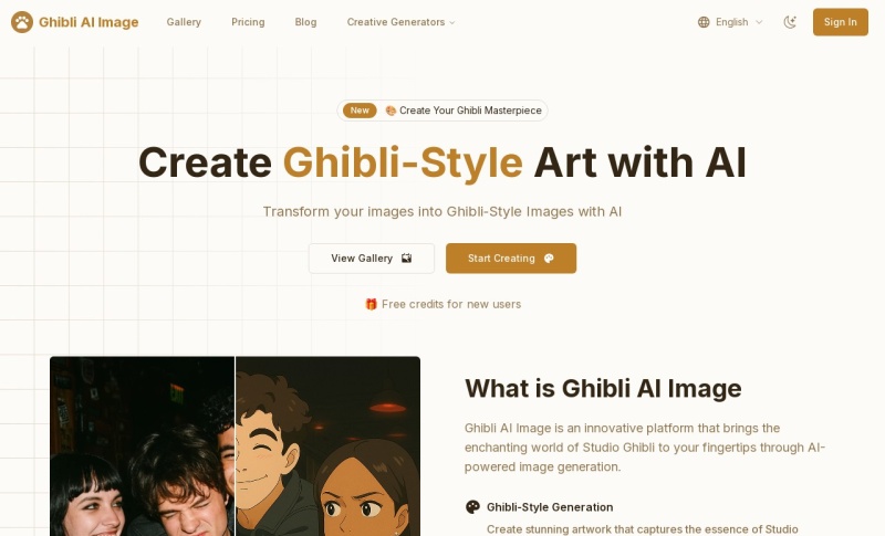 Ghibli AI Image