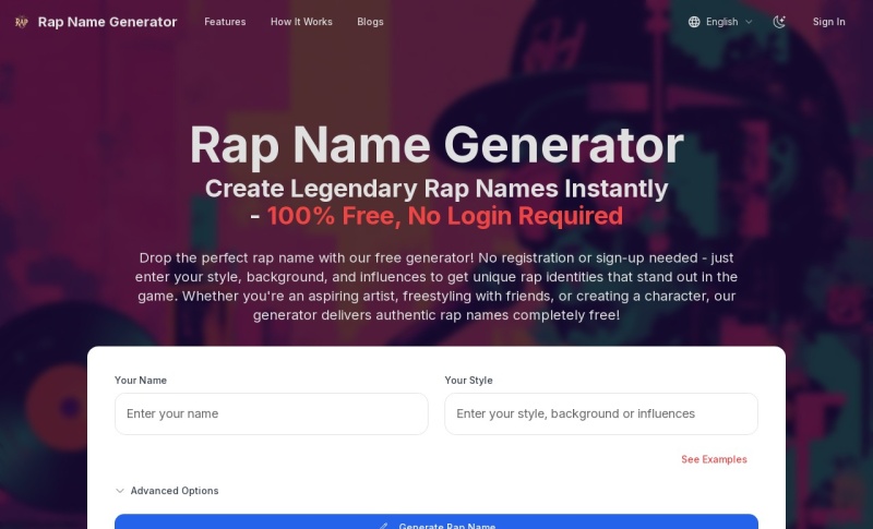Rap Name Generator
