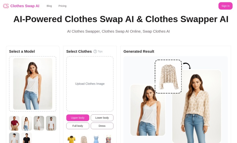 Clothes Swap AI