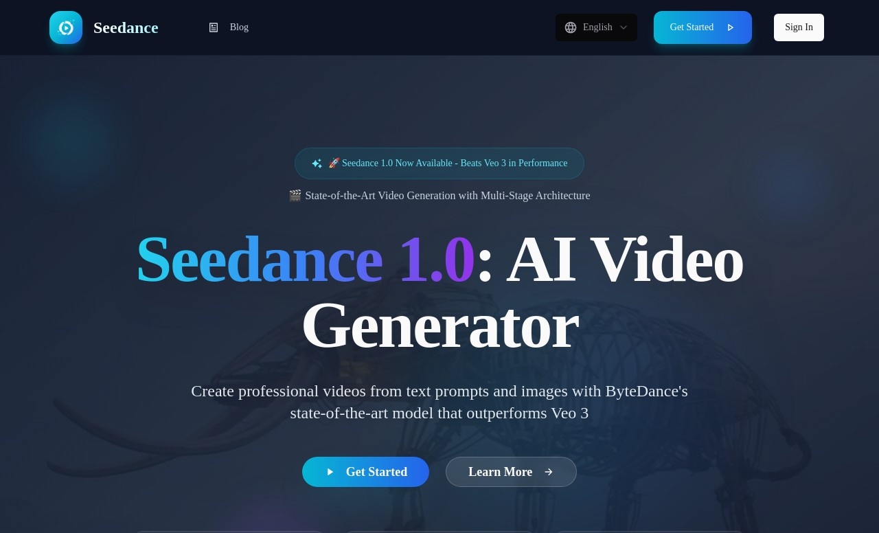 Seedance AI Video Generator