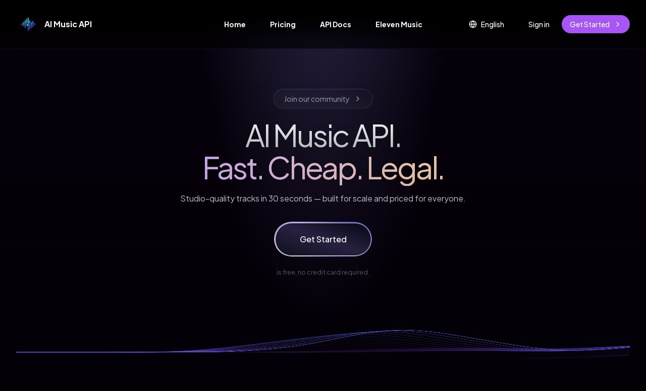 AI Music API
