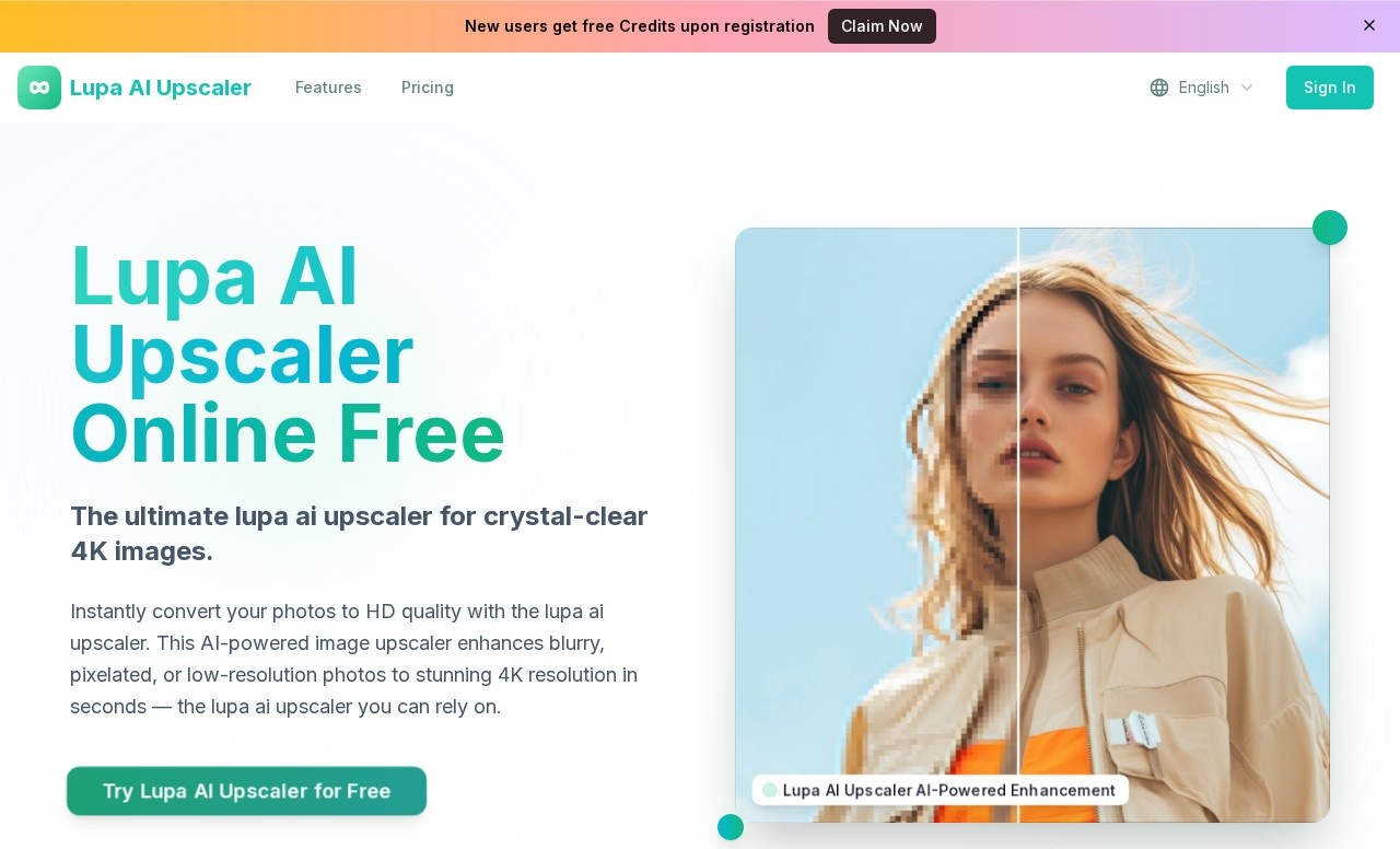 Lupa AI Upscaler