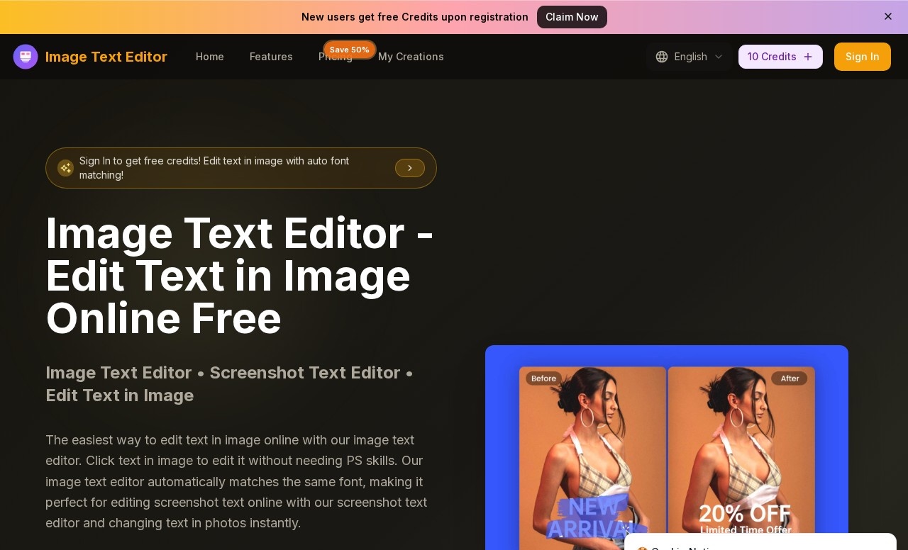 Image Text Editor