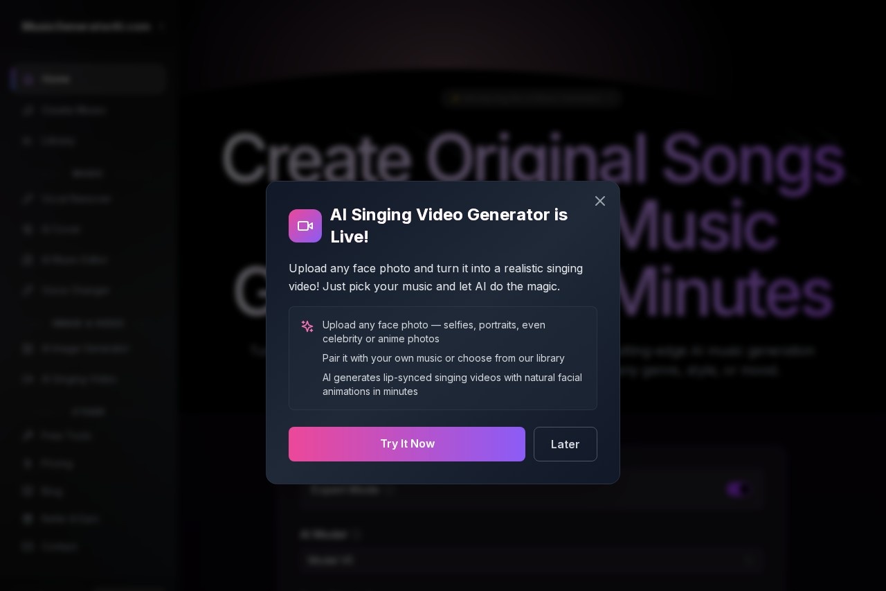 AI Music & Song Generator