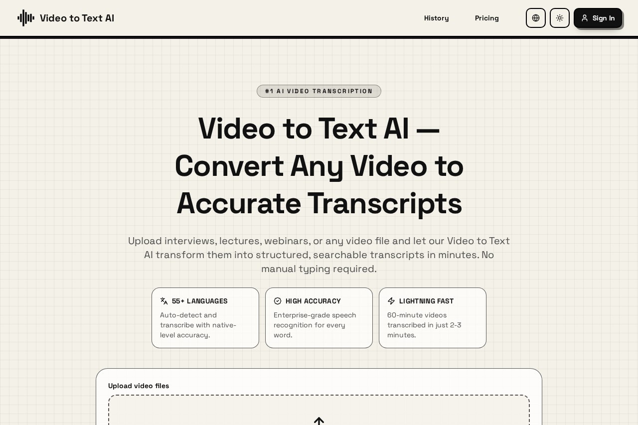 Video to Text AI