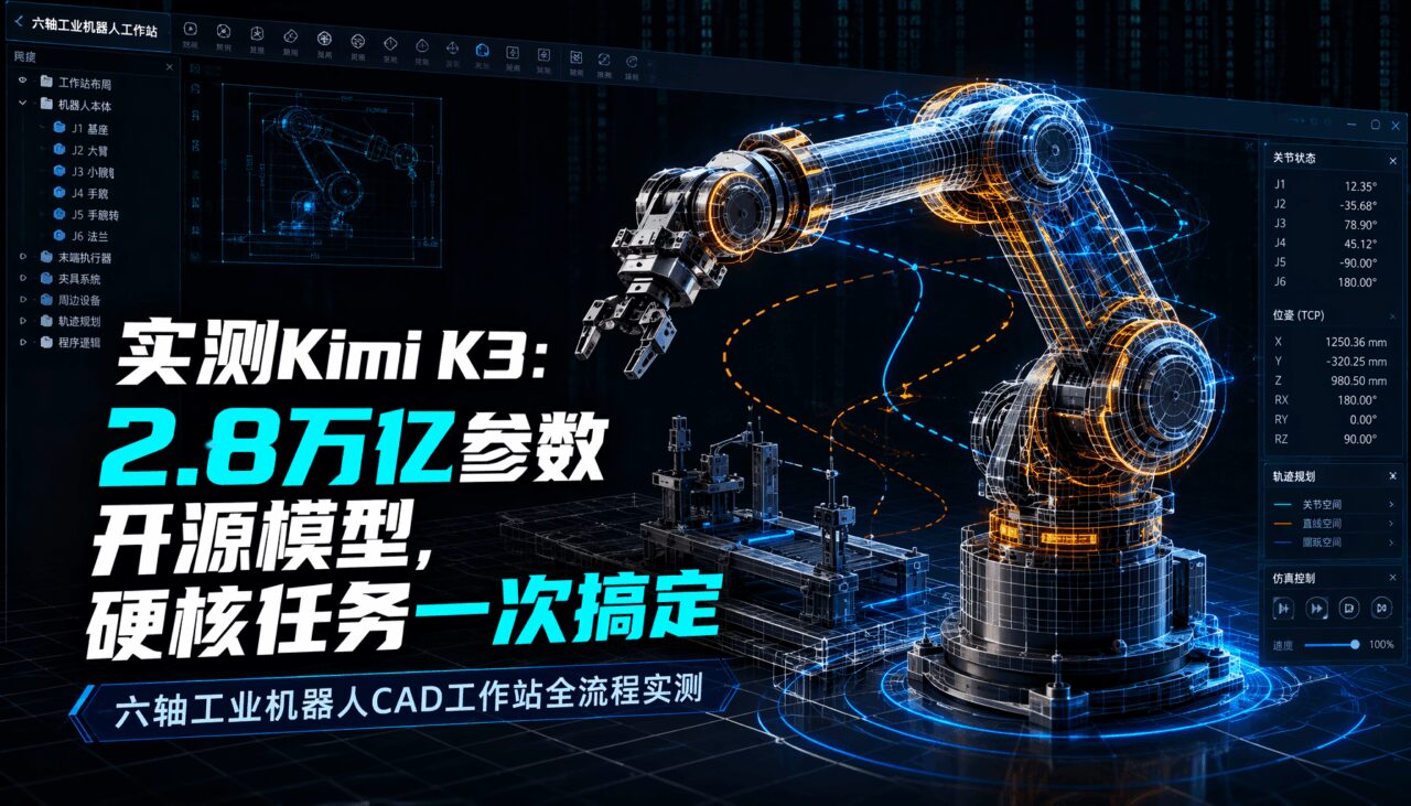 实测Kimi K3：2.8万亿参数开源模型，硬核任务一次搞定