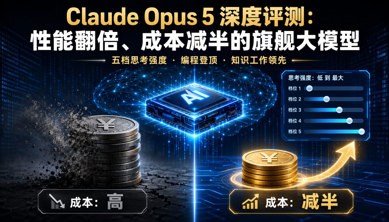 Claude Opus 5 深度评测：性能翻倍、成本减半的旗舰大模型