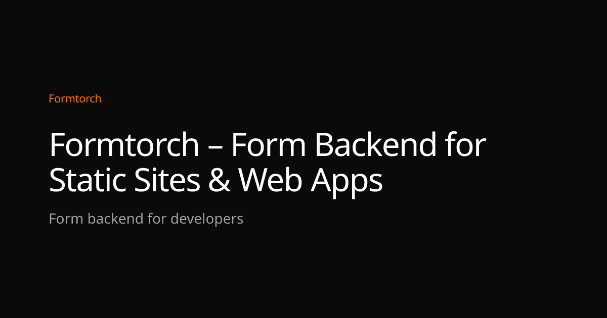 Formtorch