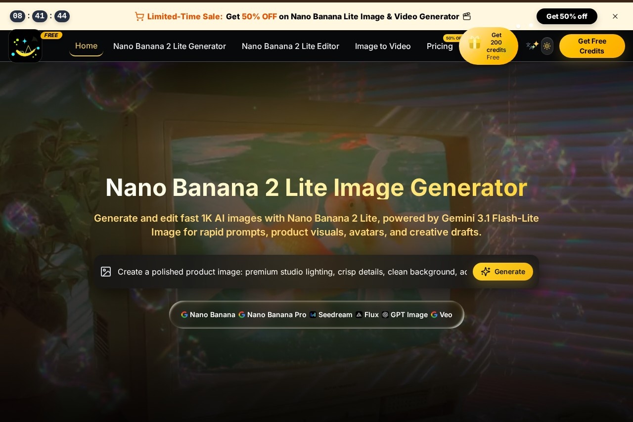 Nano Banana 2 Lite