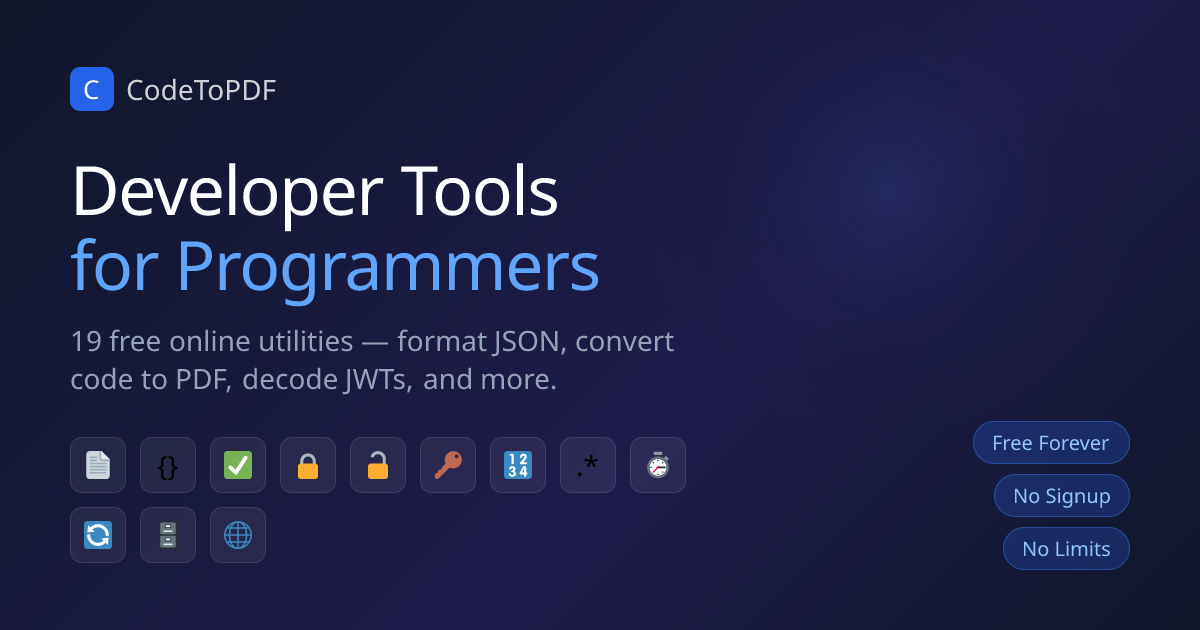 CodeToPDF